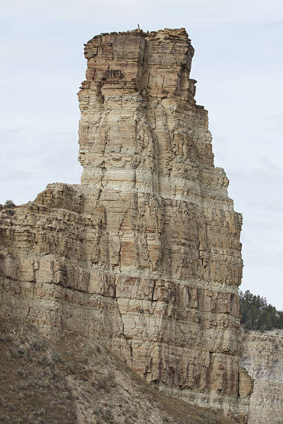 Freestanding Rock Formations in Utah stock photo