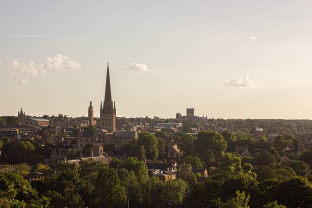 istock Norwich Cathedral from Kett's Hill 1553298468