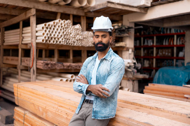 istock Portrait of civil engineer. 1553336073