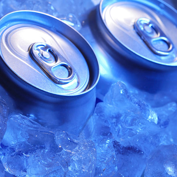 istock can of beer in ice 155335328