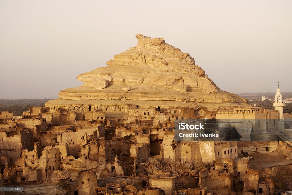 Festung von Shali (Schali) die alten Siwa-Stadt - Lizenzfrei El Siwa Stock-Foto