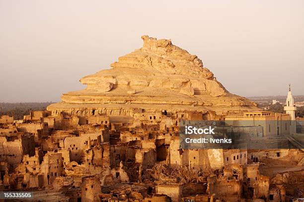 Festung Von Shali Die Alten Siwastadt Stockfoto und mehr Bilder von El Siwa - El Siwa, Ägypten, Abenddämmerung