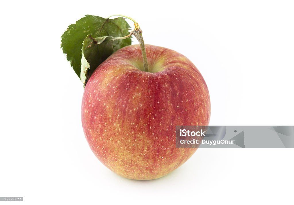 Apple em fundo branco - Royalty-free Alimentação Saudável Foto de stock