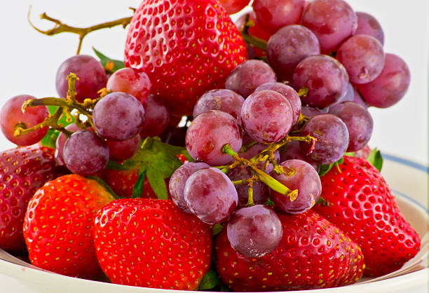 istock Plate of fruits 155335934