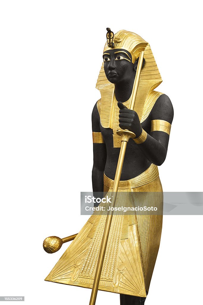 Guardian estatua de tumba el de Tutankamón - Foto de stock de Tutankamón libre de derechos