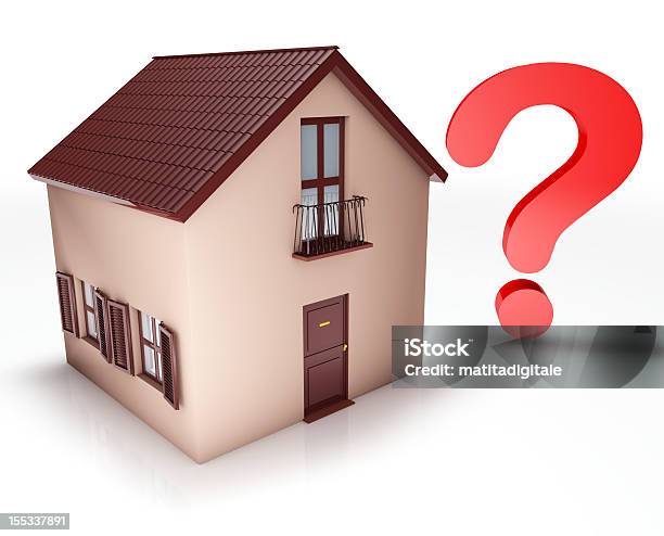 Home Question Mark Stock Photo - Download Image Now - Balcony, Bank - Financial Building, Construction Industry