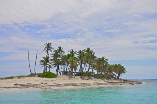 Signs of neglect can be seen on Sandy Cay (known locally as Castaway Island), a privately owned atoll off New Providence Island in The Bahamas: 21st May 2012