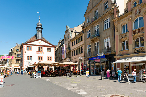 The Old Town Hall of Bad Kissingen is located in the market square of the town.The Old Town Hall was built in 1577 with three floors.The market square was built in the 13th or 14th century.
