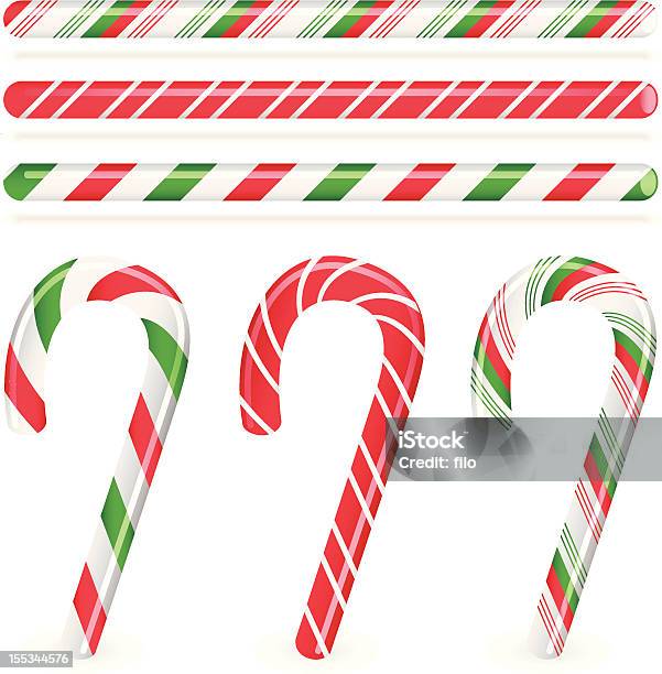 Candy Canes Stock Illustration - Download Image Now - Candy Cane, Vector, Pattern