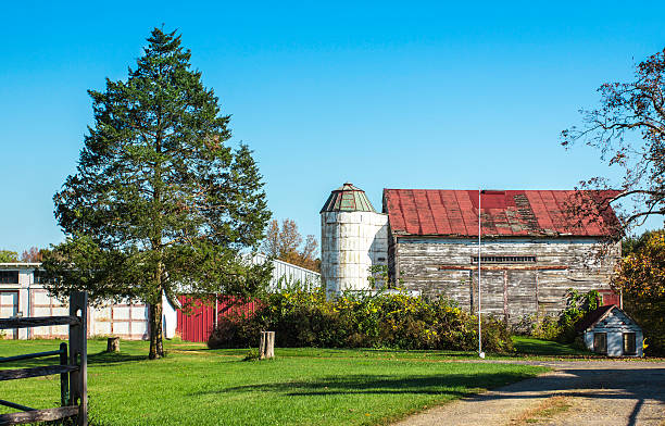 istock American old country farm 155347589