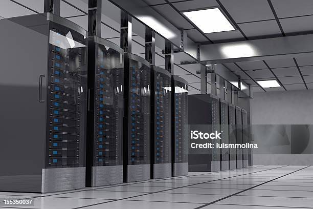 Rack Of High Performanceserver Stockfoto und mehr Bilder von Blade-Server - Blade-Server, Computer, Computerbildschirm