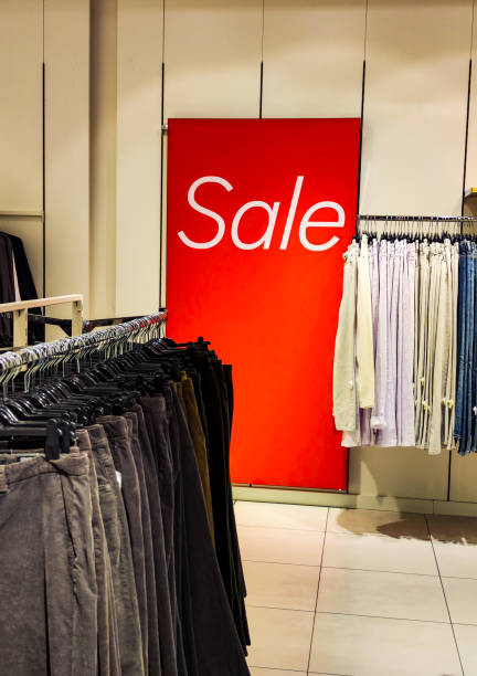 istock Red banner with the inscription Sale. 1553501968