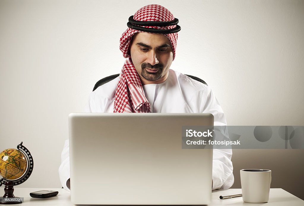 arabian Empresário - Foto de stock de Adulto royalty-free