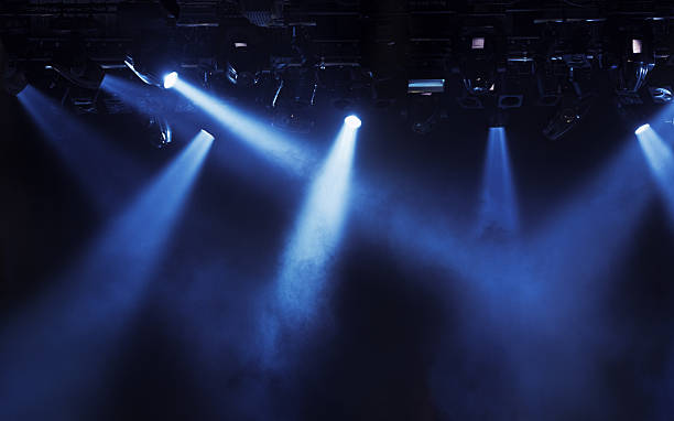 Stage lights Stage lights at concert. stage light stock pictures, royalty-free photos & images