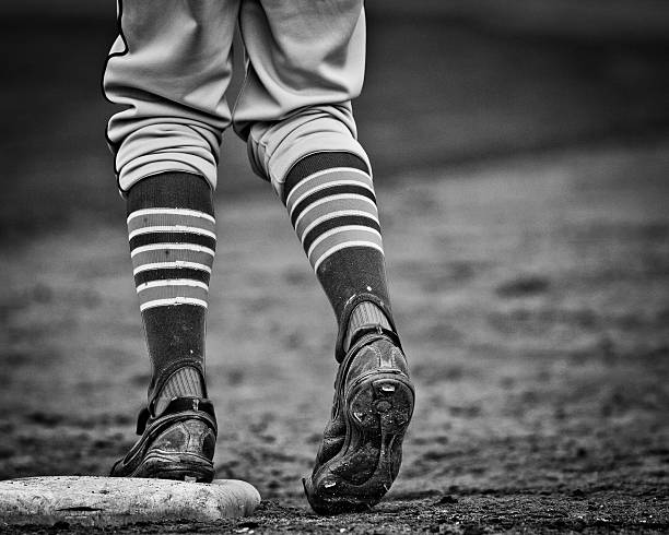Base Runner on First  sock photos stock pictures, royalty-free photos & images