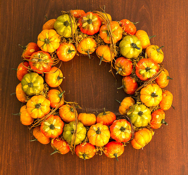 istock Autumn pumpkins decoration 155351191