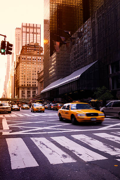 istock Taxi Traffic at Sunset,NYC. 155351317
