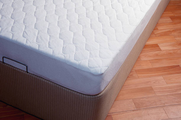 spring mattress stock photo