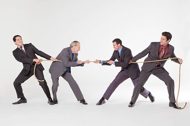 istock Business Tug Of War 155351472