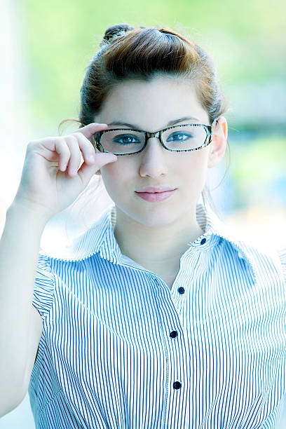 istock Young Woman Wearing Glasses 155351524