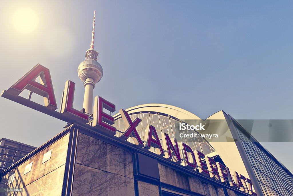 Berlin Alexanderplatz - Foto de stock de Alexanderplatz royalty-free