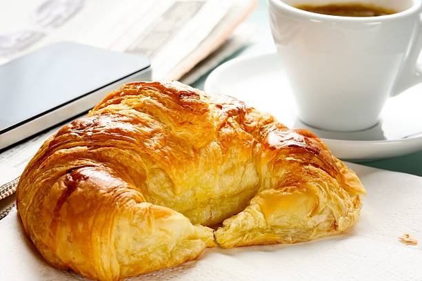 istock French Breakfast Coffee and Croissant 155352069