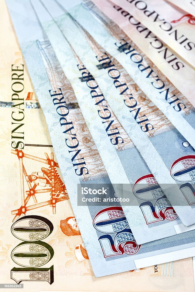 World Währungen. Singapur-Dollar - Lizenzfrei Bildhintergrund Stock-Foto