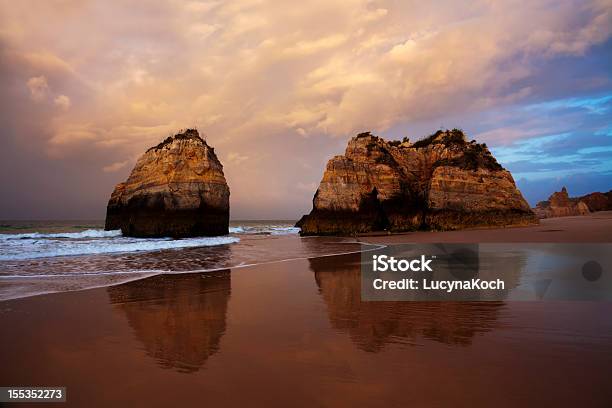 Algarve Beach Stockfoto und mehr Bilder von Abenddämmerung - Abenddämmerung, Algarve, Blau