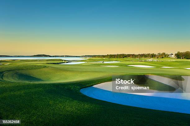 Campo De Golfe Europeu - Fotografias de stock e mais imagens de Campo de Golfe - Campo de Golfe, Golfe, Green de golfe