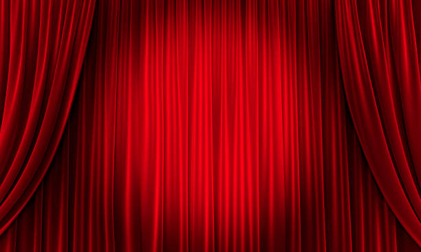 grande evento cortinas vermelhas (grande - theatrical performance curtain stage theater stage - fotografias e filmes do acervo