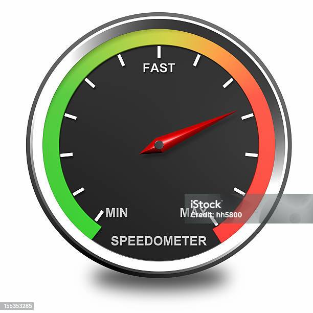 Speedometer Icon Stock Photo - Download Image Now - Speedometer, Speed, Internet