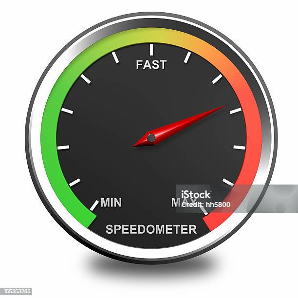Спидометр Значок — стоковые фотографии и другие картинки Спидометр - Спидометр, Скорость, Измерительный прибор