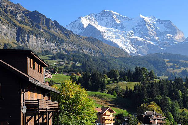 istock Swiss House and Landscape - XLarge 155353307