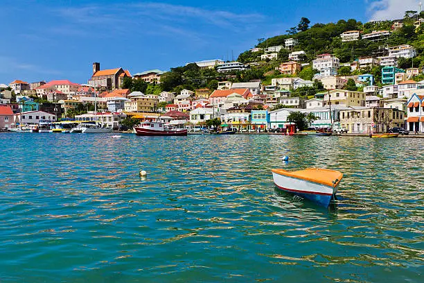 Photo of Overview of The Carenage, St. Georges, Grenada W.I