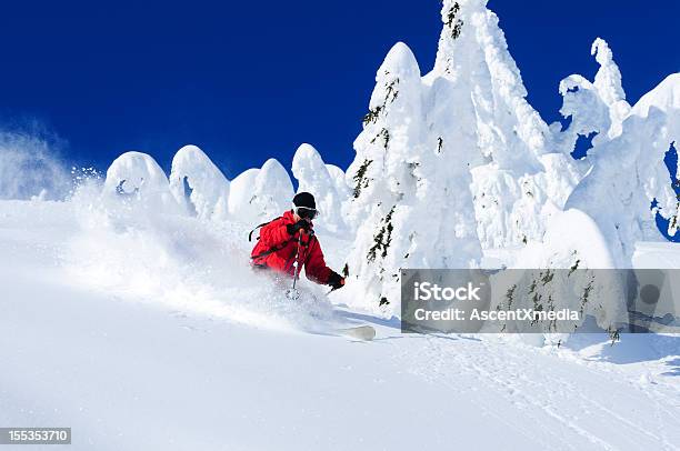 Foto de Fresh Neve e mais fotos de stock de Heli-Skiing - Heli-Skiing, Atividade, Atividade Recreativa