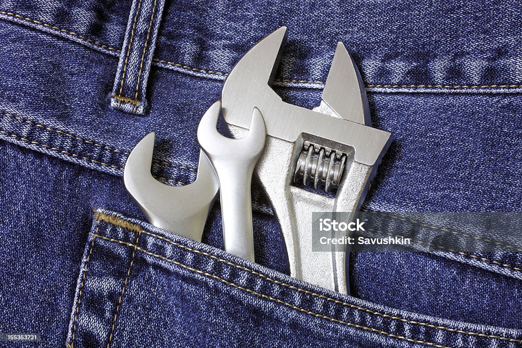 Spanners in tasca - Foto stock royalty-free di Attrezzatura