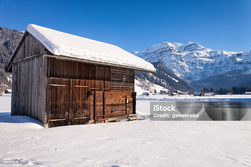 오후 맑음 우리 및 Wildstrubel 산, 스위스 알프스 - 로열티 프리 겨울 스톡 사진