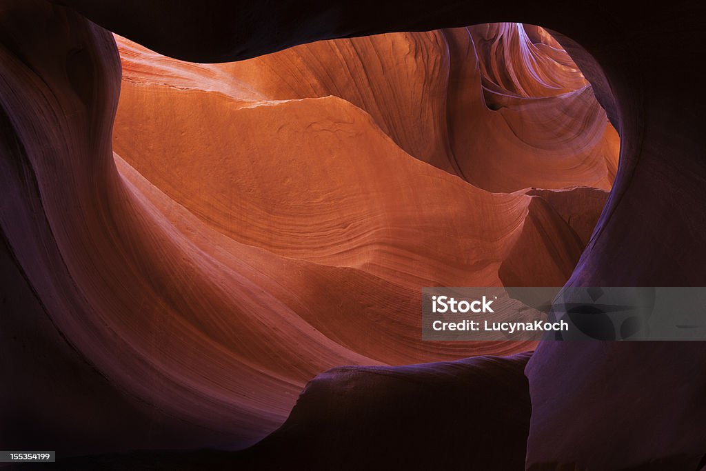 Antelope Slot Canyon Farben - Lizenzfrei Antelope Canyon Stock-Foto