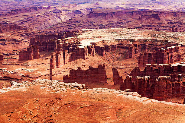 Geological formation in Canyonlands National Park, Utah near the town of Moab, USA.