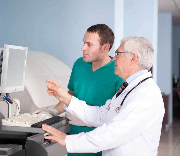 istock Medical Technician and Doctor 155354616