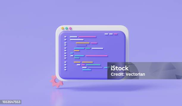 Coding And Programming On Website Source Code On Computer Screen ...