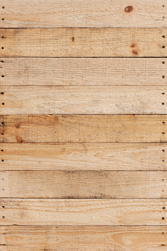 Packaging crate wooden panel background.