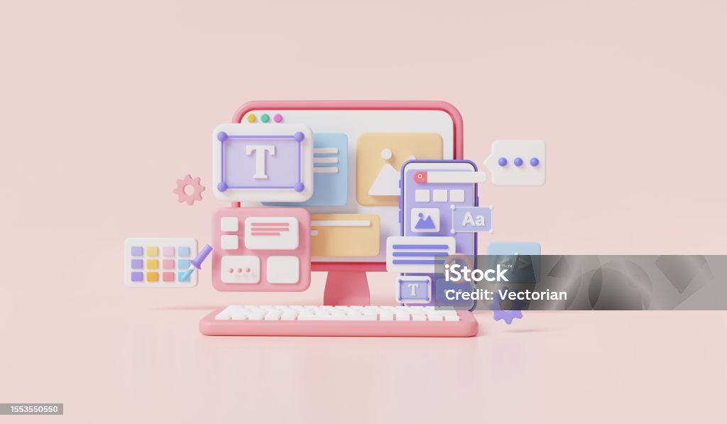 Uiux Design Layout On Phone And Computer Web Uiux Web Development Front ...