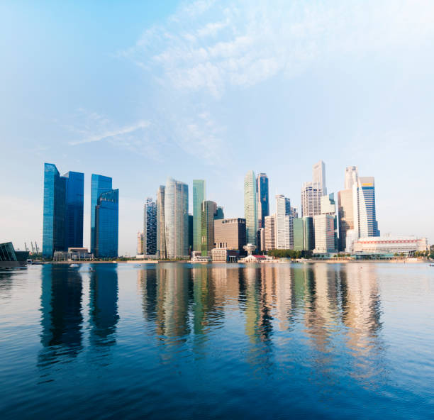 istock Singapore City Skyline and Marina Bay 155355310