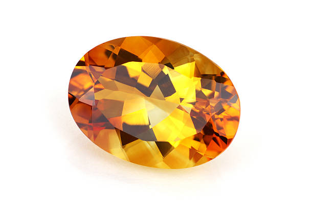 Imperial Topaz or Citrine  topaz stock pictures, royalty-free photos & images
