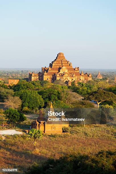 Bagan Horizonte Myanmar Foto de stock y más banco de imágenes de Aire libre - Aire libre, Asia, Azul