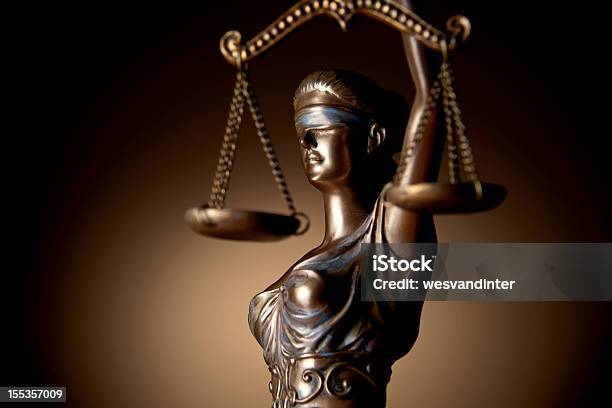 Themis Stockfoto und mehr Bilder von Justitia - Justitia, Nahaufnahme, Augenbinde