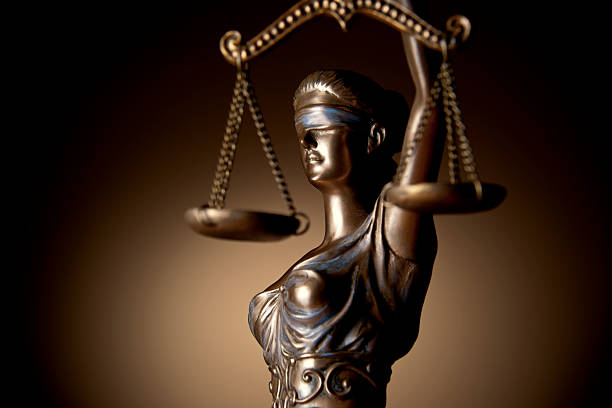 istock A bronze statue of lady justice 155357009