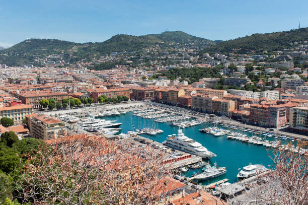 istock Panoramic view of Nice Port, Cote d'Azur 155357083