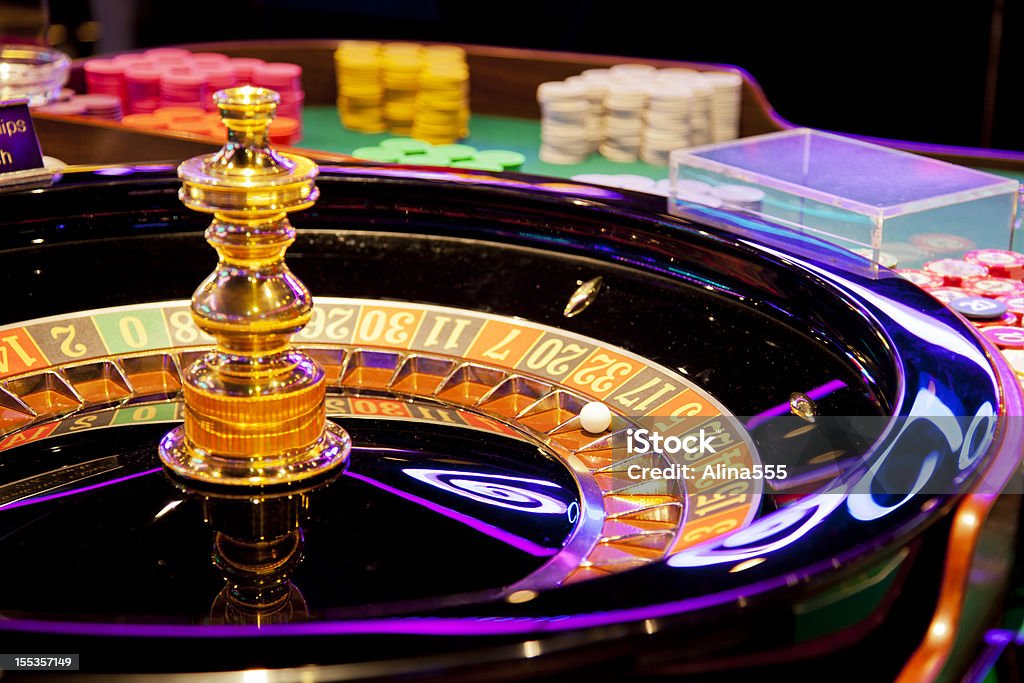 Mesa de ruleta - Foto de stock de Casino libre de derechos